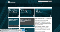 Desktop Screenshot of businessregionaarhus.dk